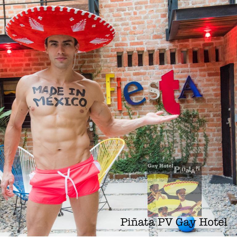 Pinata Pv Gay Hotel Puerto Vallarta Bagian luar foto